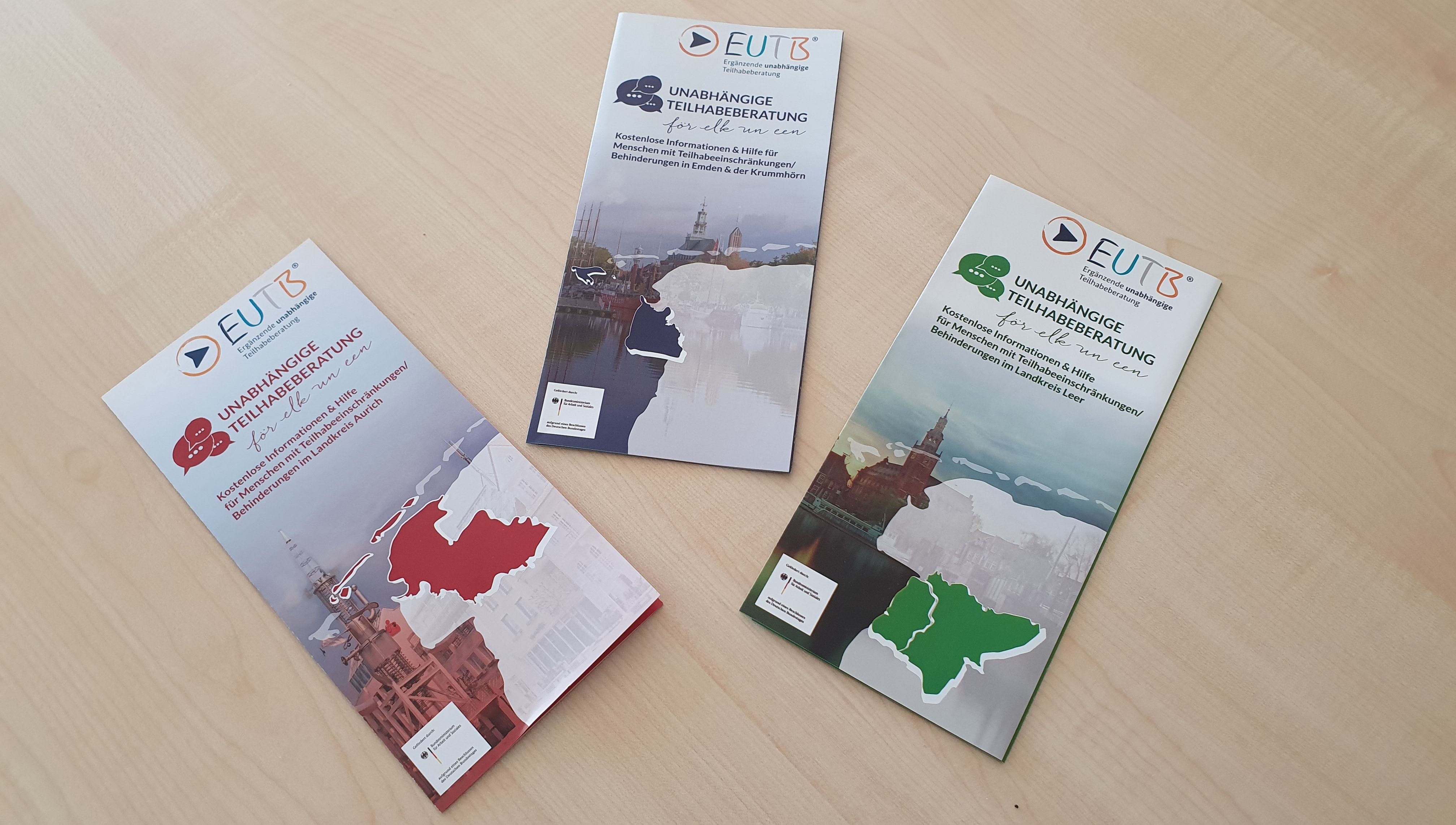 Foto von den neuen Flyern.